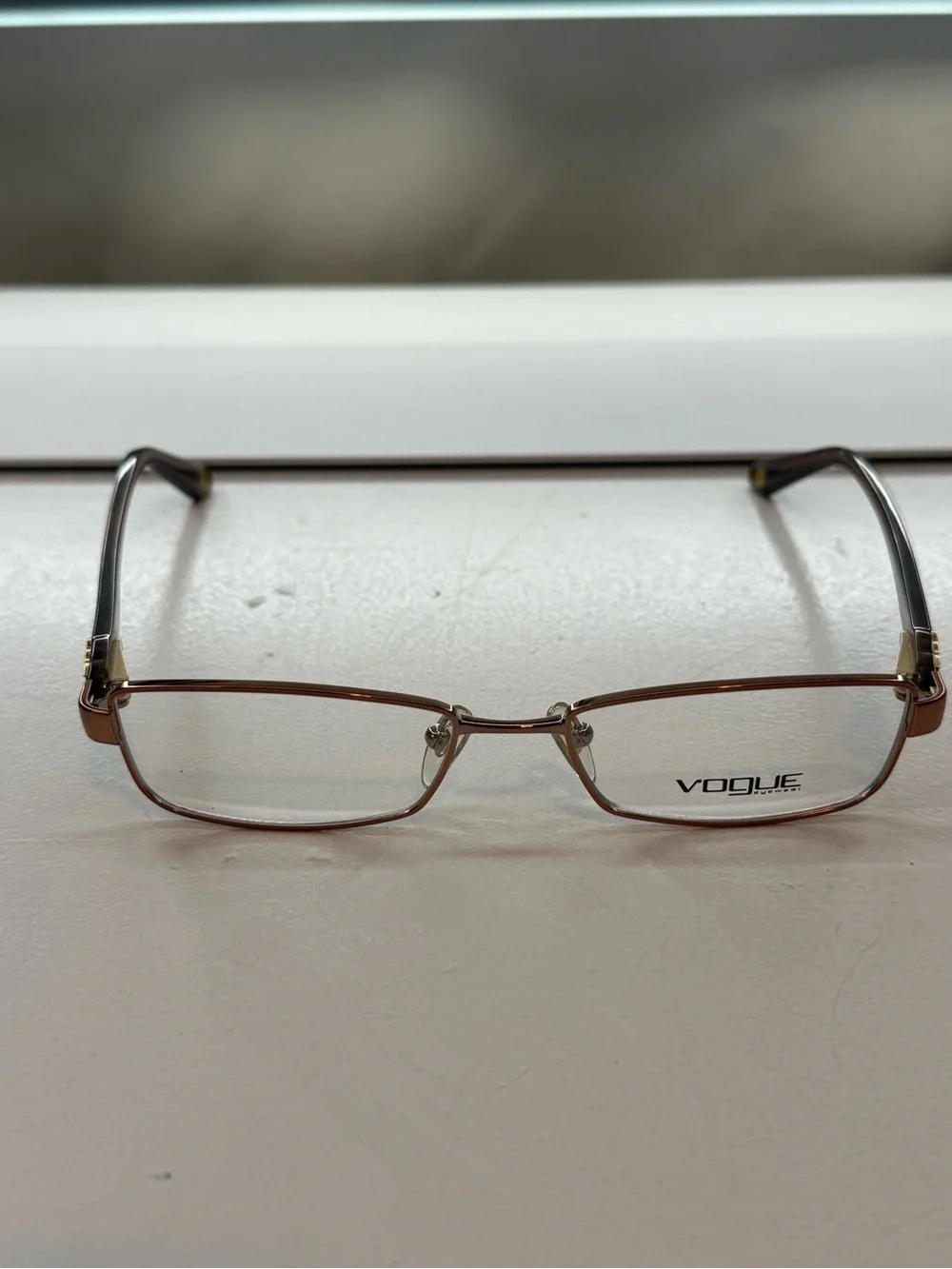 Brand New Vogue vo3749 813 Thin Metal Eyeglasses in Rose-Tone